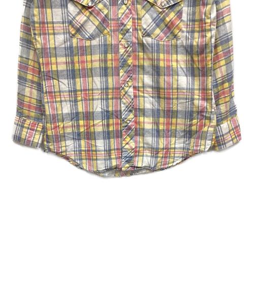 Sears（シアーズ）Sears (シアーズ) 長袖シャツ イエロー サイズ:Mの古着・服飾アイテム