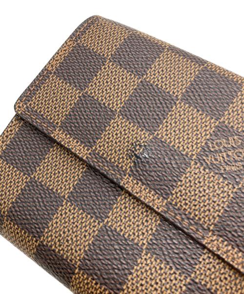 LOUIS VUITTON（ルイ ヴィトン）LOUIS VUITTON (ルイ ヴィトン) ダミエ 	ポルト モネ・ビエ カルト クレディ ブラウンの古着・服飾アイテム