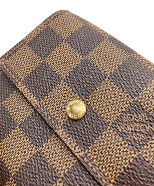 LOUIS VUITTON（ルイ ヴィトン）LOUIS VUITTON (ルイ ヴィトン) ダミエ 	ポルト モネ・ビエ カルト クレディ ブラウンの古着・服飾アイテム
