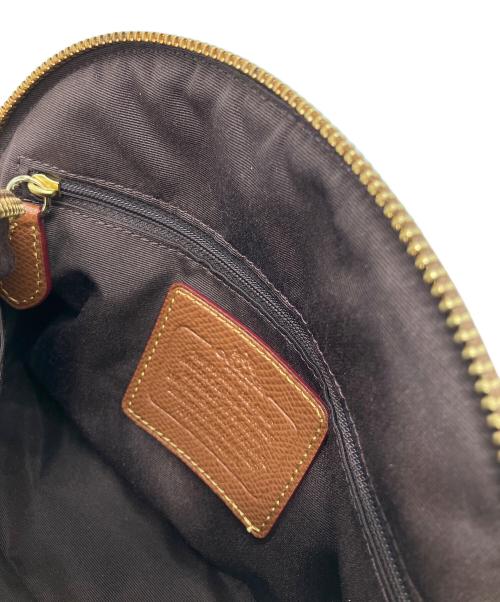 COACH（コーチ）COACH (コーチ) シグネチャー ショルダーバッグ ブラウンの古着・服飾アイテム
