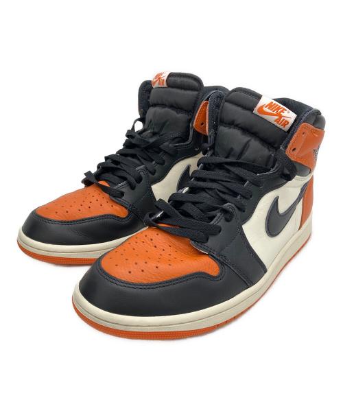 NIKE（ナイキ）NIKE (ナイキ) Air Jordan 1 Retro High OG ブラック×オレンジ サイズ:28.5cmの古着・服飾アイテム