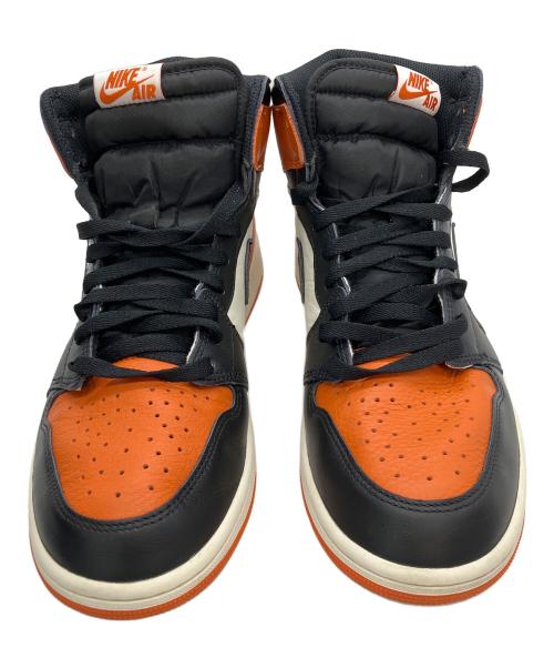 NIKE（ナイキ）NIKE (ナイキ) Air Jordan 1 Retro High OG ブラック×オレンジ サイズ:28.5cmの古着・服飾アイテム