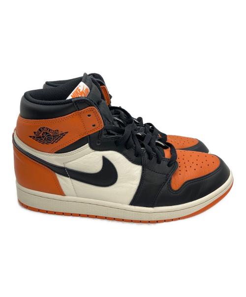 NIKE（ナイキ）NIKE (ナイキ) Air Jordan 1 Retro High OG ブラック×オレンジ サイズ:28.5cmの古着・服飾アイテム