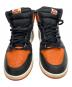 NIKE (ナイキ) Air Jordan 1 Retro High OG ブラック×オレンジ サイズ:28.5cm：15000円