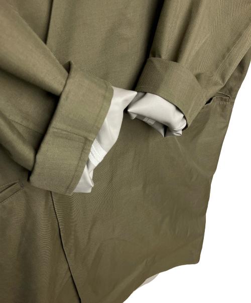 Plantation × DESCENTE（プランテーション×デザント）Plantation × DESCENTE (プランテーション×デザント) ノーカラーストレッチパッカブルコート サイズ:Mの古着・服飾アイテム