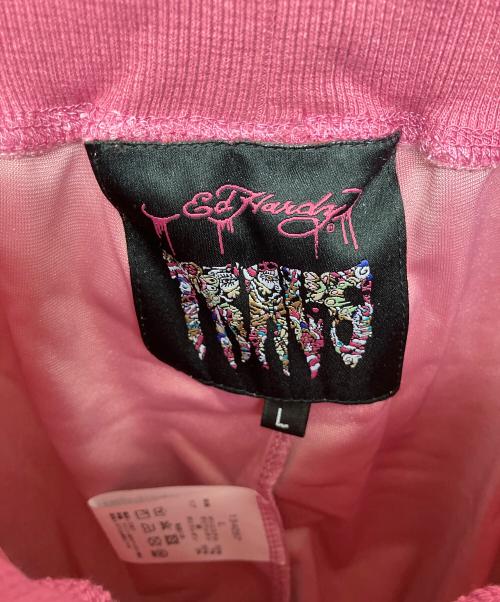 Ed Hardy（エド ハーディー）Ed Hardy (エド ハーディー) ベロアセットアップ ショッキングピンク サイズ:L 未使用品の古着・服飾アイテム