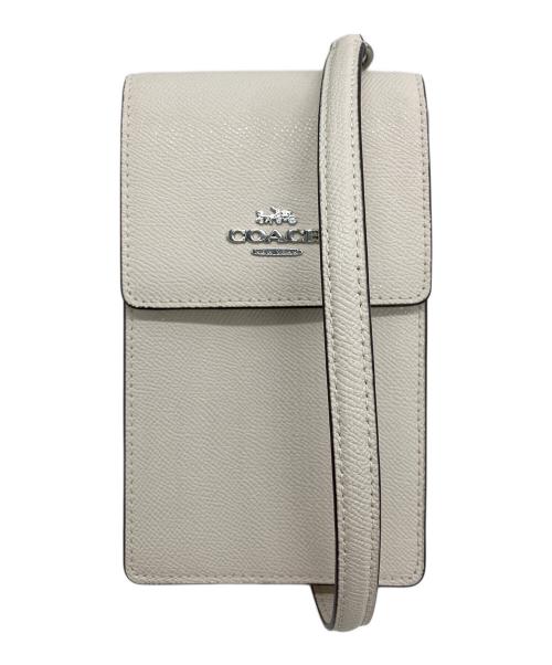 COACH（コーチ）COACH (コーチ) ショルダーポーチ アイボリーの古着・服飾アイテム