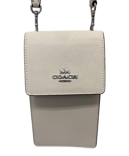 COACH（コーチ）COACH (コーチ) ショルダーポーチ アイボリーの古着・服飾アイテム
