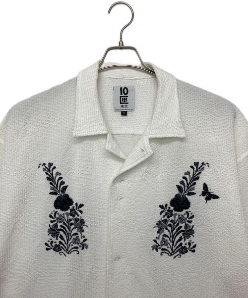 TENBOX（テンボックス）TENBOX (テンボックス) 半袖シャツ ホワイト サイズ:XLの古着・服飾アイテム