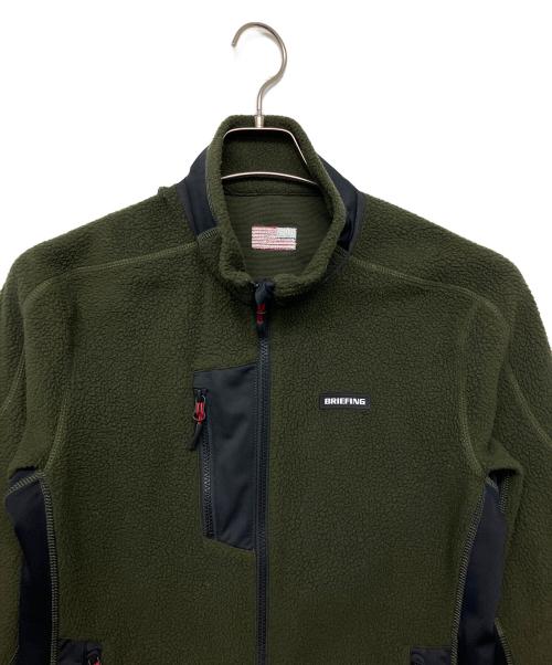 BRIEFING（ブリーフィング）BRIEFING (ブリーフィング) フリースジャケット グリーン サイズ:Sの古着・服飾アイテム