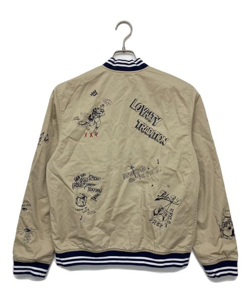 POLO RALPH LAUREN（ポロ・ラルフローレン）POLO RALPH LAUREN (ポロ・ラルフローレン) リバーシブルジャケット ネイビー サイズ:XLの古着・服飾アイテム
