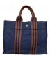 HERMES（エルメス）の古着「フールトゥPM ハンドバッグ」｜ネイビー×ブラウン