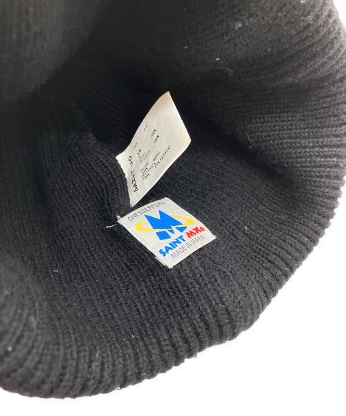 SAINT MICHAEL（セントマイケル）SAINT MICHAEL (セントマイケル) KNIT CAP ブラックの古着・服飾アイテム