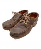 Timberlandティンバーランド）の古着「Authentics 3Eye Classic Lug　シューズ」｜ブラウン