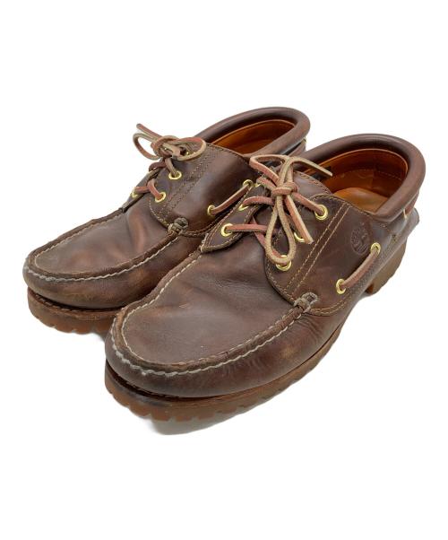Timberland（ティンバーランド）Timberland (ティンバーランド) Authentics 3Eye Classic Lug　シューズ ブラウン サイズ:28cmの古着・服飾アイテム