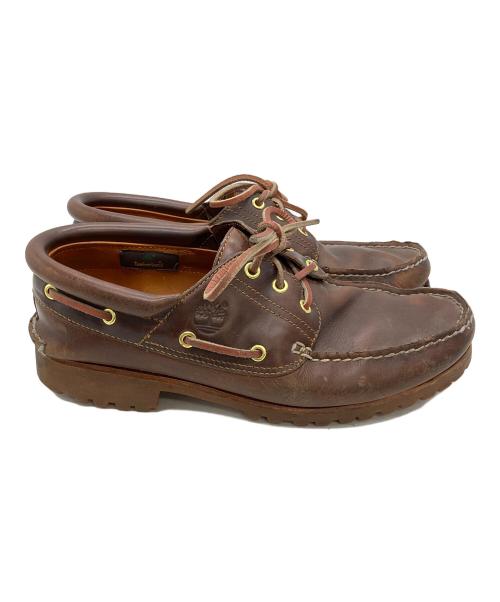 Timberland（ティンバーランド）Timberland (ティンバーランド) Authentics 3Eye Classic Lug　シューズ ブラウン サイズ:28cmの古着・服飾アイテム