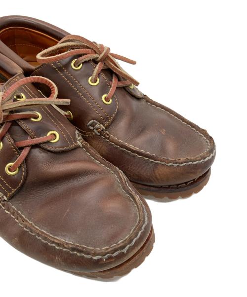 Timberland（ティンバーランド）Timberland (ティンバーランド) Authentics 3Eye Classic Lug　シューズ ブラウン サイズ:28cmの古着・服飾アイテム