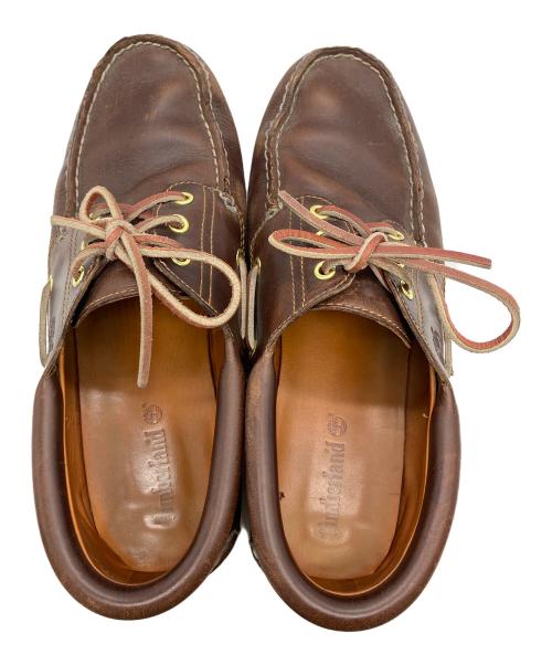 Timberland（ティンバーランド）Timberland (ティンバーランド) Authentics 3Eye Classic Lug　シューズ ブラウン サイズ:28cmの古着・服飾アイテム