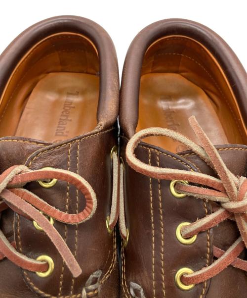 Timberland（ティンバーランド）Timberland (ティンバーランド) Authentics 3Eye Classic Lug　シューズ ブラウン サイズ:28cmの古着・服飾アイテム