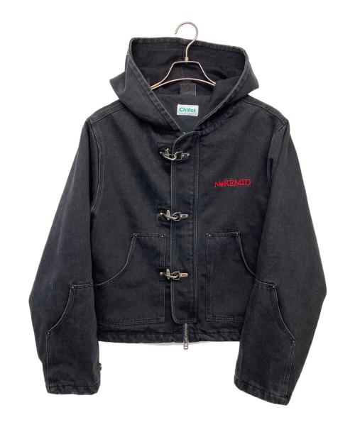 Noremid（ノーリミッド）Noremid (ノーリミッド) ファイヤーマンジャケット POPUP限定 ブラック サイズ:Mの古着・服飾アイテム