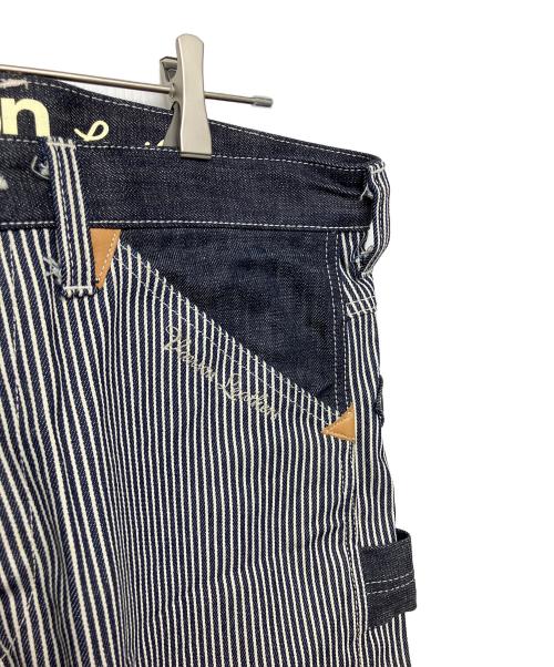 VANSON（バンソン）VANSON (バンソン) ヒッコリー　ペインターパンツ ネイビー サイズ:34の古着・服飾アイテム