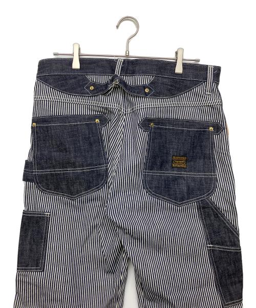 VANSON（バンソン）VANSON (バンソン) ヒッコリー　ペインターパンツ ネイビー サイズ:34の古着・服飾アイテム