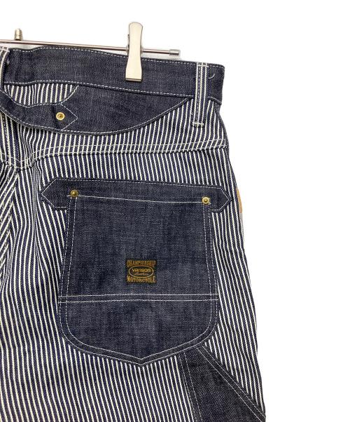 VANSON（バンソン）VANSON (バンソン) ヒッコリー　ペインターパンツ ネイビー サイズ:34の古着・服飾アイテム