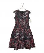 ANAYIアナイ）の古着「ノースリーブ・キャミソールワンピース」｜ブラック×レッド