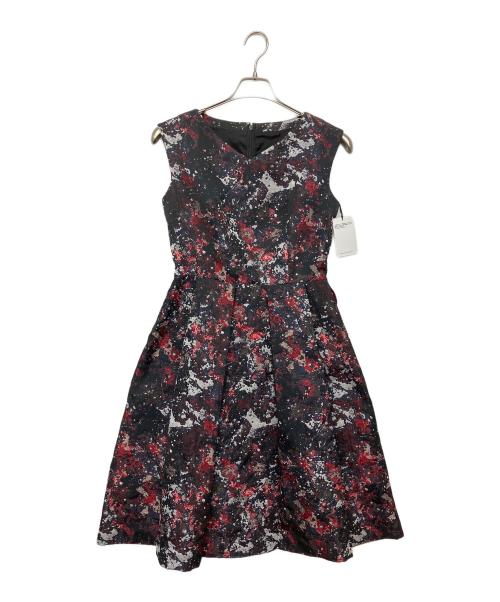 ANAYI（アナイ）ANAYI (アナイ) ノースリーブ・キャミソールワンピース ブラック×レッド サイズ:38の古着・服飾アイテム