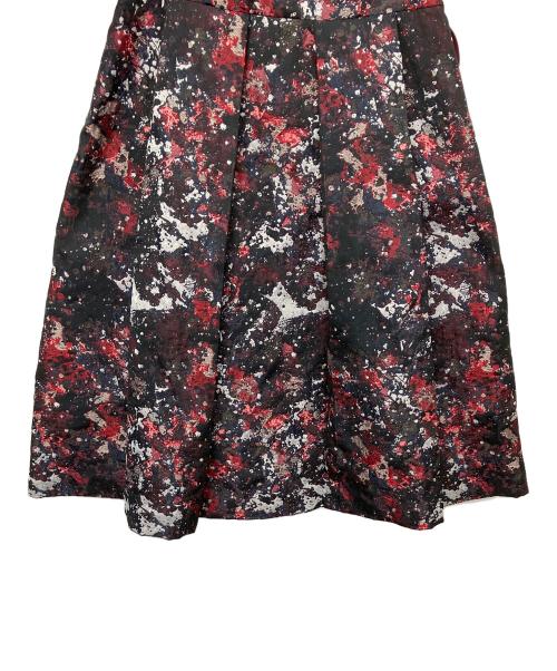 ANAYI（アナイ）ANAYI (アナイ) ノースリーブ・キャミソールワンピース ブラック×レッド サイズ:38の古着・服飾アイテム