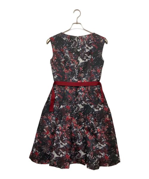 ANAYI（アナイ）ANAYI (アナイ) ノースリーブ・キャミソールワンピース ブラック×レッド サイズ:38の古着・服飾アイテム