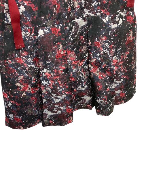 ANAYI（アナイ）ANAYI (アナイ) ノースリーブ・キャミソールワンピース ブラック×レッド サイズ:38の古着・服飾アイテム