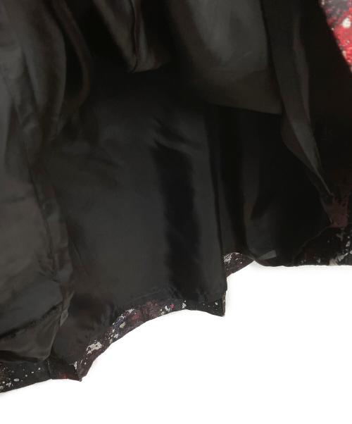 ANAYI（アナイ）ANAYI (アナイ) ノースリーブ・キャミソールワンピース ブラック×レッド サイズ:38の古着・服飾アイテム