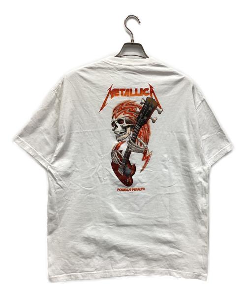 powell peralta（パウエルペラルタ）powell peralta (パウエルペラルタ) METALLICA (メタリカ) 半袖カットソー ホワイト サイズ:XLの古着・服飾アイテム
