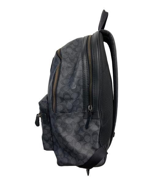 COACH（コーチ）COACH (コーチ) シグネチャー アカデミーバックパック ブラックの古着・服飾アイテム