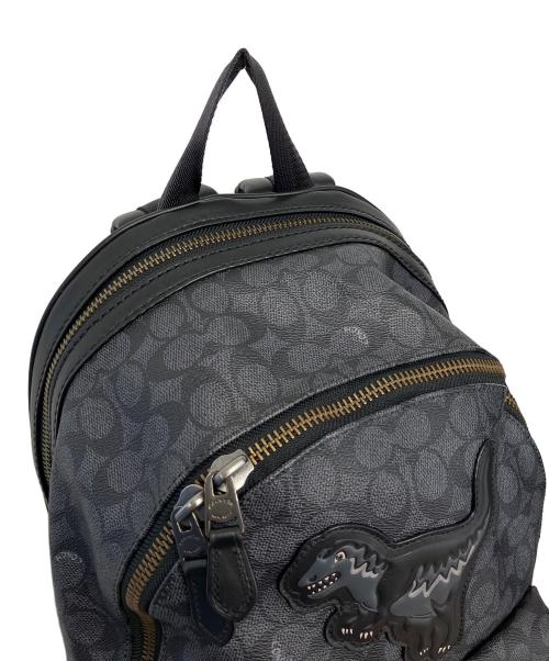 COACH（コーチ）COACH (コーチ) シグネチャー アカデミーバックパック ブラックの古着・服飾アイテム