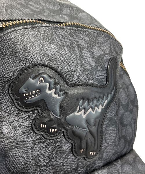 COACH（コーチ）COACH (コーチ) シグネチャー アカデミーバックパック ブラックの古着・服飾アイテム