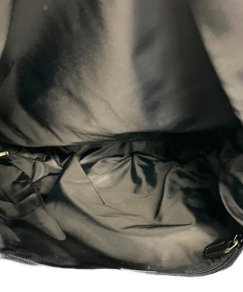 GUCCI（グッチ）GUCCI (グッチ) シェリーライン　テクノキャンバス　リュック ブラックの古着・服飾アイテム