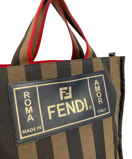FENDI（フェンディ）FENDI (フェンディ) ペカン トートバッグ ブラウンの古着・服飾アイテム