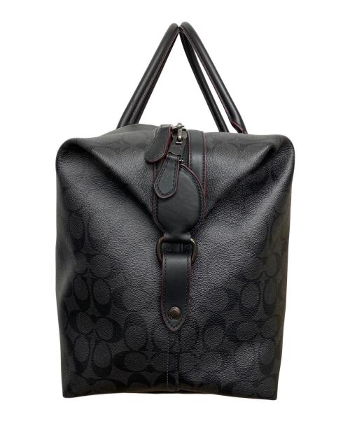 COACH（コーチ）COACH (コーチ) シグネチャー ボストンバッグ ブラックの古着・服飾アイテム