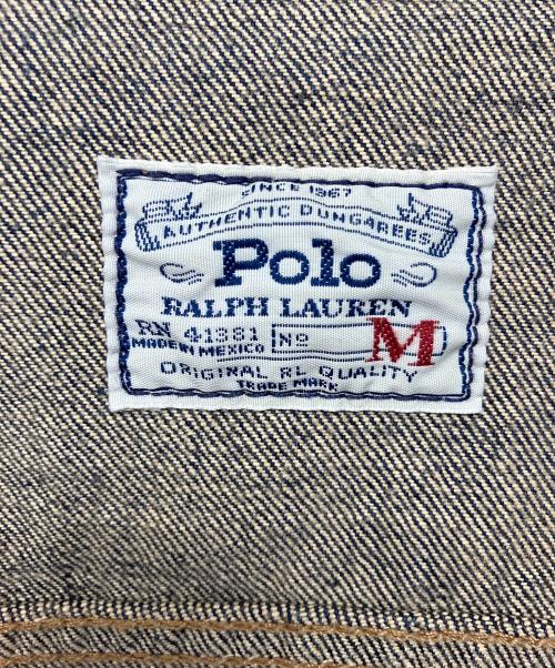 POLO RALPH LAUREN（ポロ・ラルフローレン）POLO RALPH LAUREN (ポロ・ラルフローレン) デニムジャケット インディゴ サイズ:Mの古着・服飾アイテム