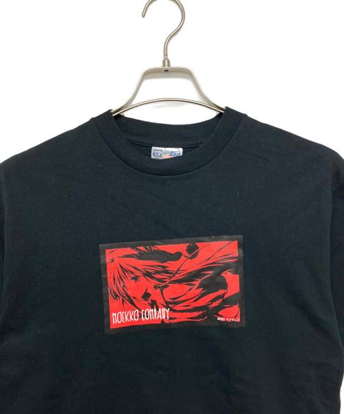 不明（フメイ）不明 (フメイ) 2002ケロキュウ　半袖カットソー ブラック サイズ:Lの古着・服飾アイテム