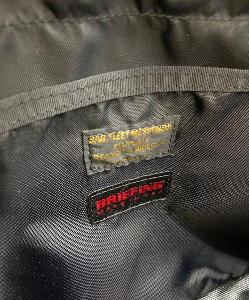 BRIEFING（ブリーフィング）BRIEFING (ブリーフィング) BEAMS PLUS (ビームスプラス) ショルダーバッグ ブラックの古着・服飾アイテム