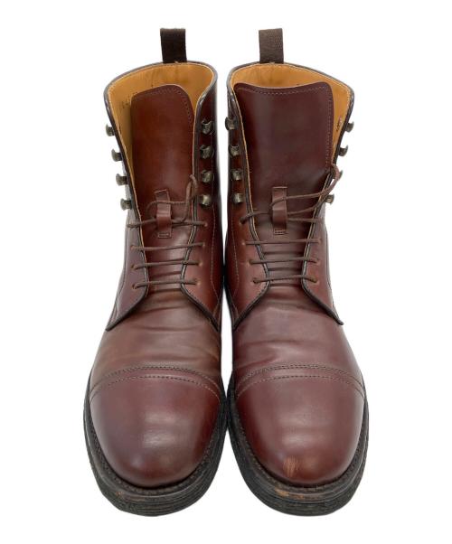JOHNSTON&MURPHY（ジョンストン＆マーフィー）JOHNSTON&MURPHY (ジョンストン＆マーフィー) レースアップブーツ ブラウン サイズ:7の古着・服飾アイテム