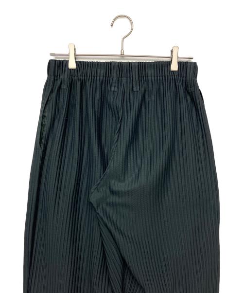 HOMME PLISSE ISSEY MIYAKE（オム プリッセ イッセイ ミヤケ）HOMME PLISSE ISSEY MIYAKE (オム プリッセ イッセイ ミヤケ) プリーツパンツ グリーン サイズ:１の古着・服飾アイテム