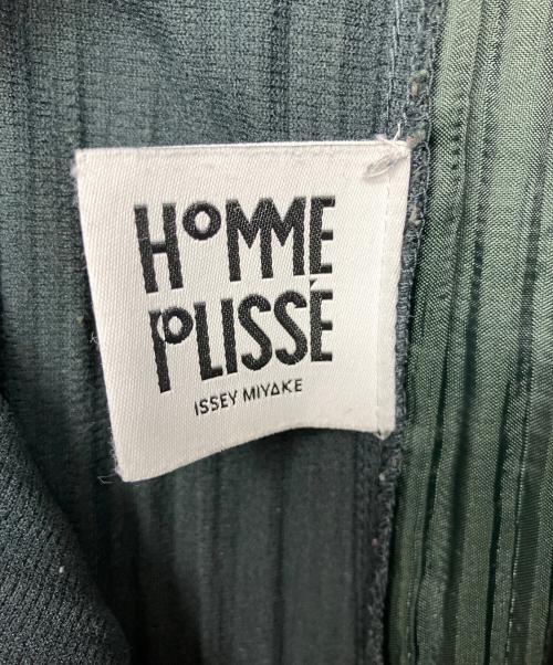 HOMME PLISSE ISSEY MIYAKE（オム プリッセ イッセイ ミヤケ）HOMME PLISSE ISSEY MIYAKE (オム プリッセ イッセイ ミヤケ) プリーツパンツ グリーン サイズ:１の古着・服飾アイテム