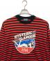Hysteric Glamour (ヒステリックグラマー) ボーダーカットソー レッド×ブラック サイズ:L：10000円