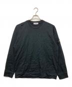 STONE ISLANDストーンアイランド）の古着「HEAVY COTTON JERSEY GARMENT DYED」｜ブラック