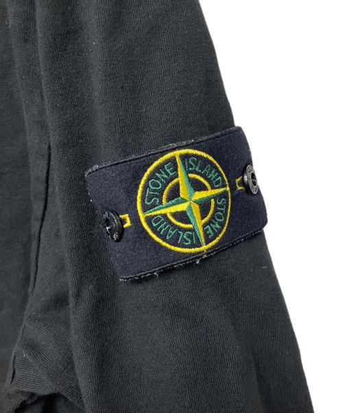 STONE ISLAND（ストーンアイランド）STONE ISLAND (ストーンアイランド) HEAVY COTTON JERSEY GARMENT DYED ブラック サイズ:XLの古着・服飾アイテム