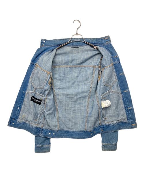 DOLCE & GABBANA（ドルチェ＆ガッバーナ）DOLCE & GABBANA (ドルチェ＆ガッバーナ) デニムジャケット インディゴ サイズ:44の古着・服飾アイテム